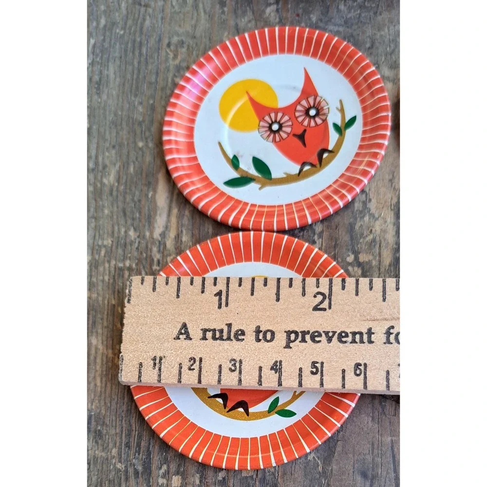 Vintage 12 Piece Retro 1960's Owl Tea Set Children's Play